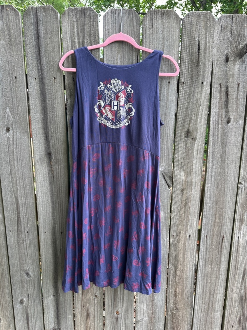 Hogwarts Navy Blue Sleeveless Dress
